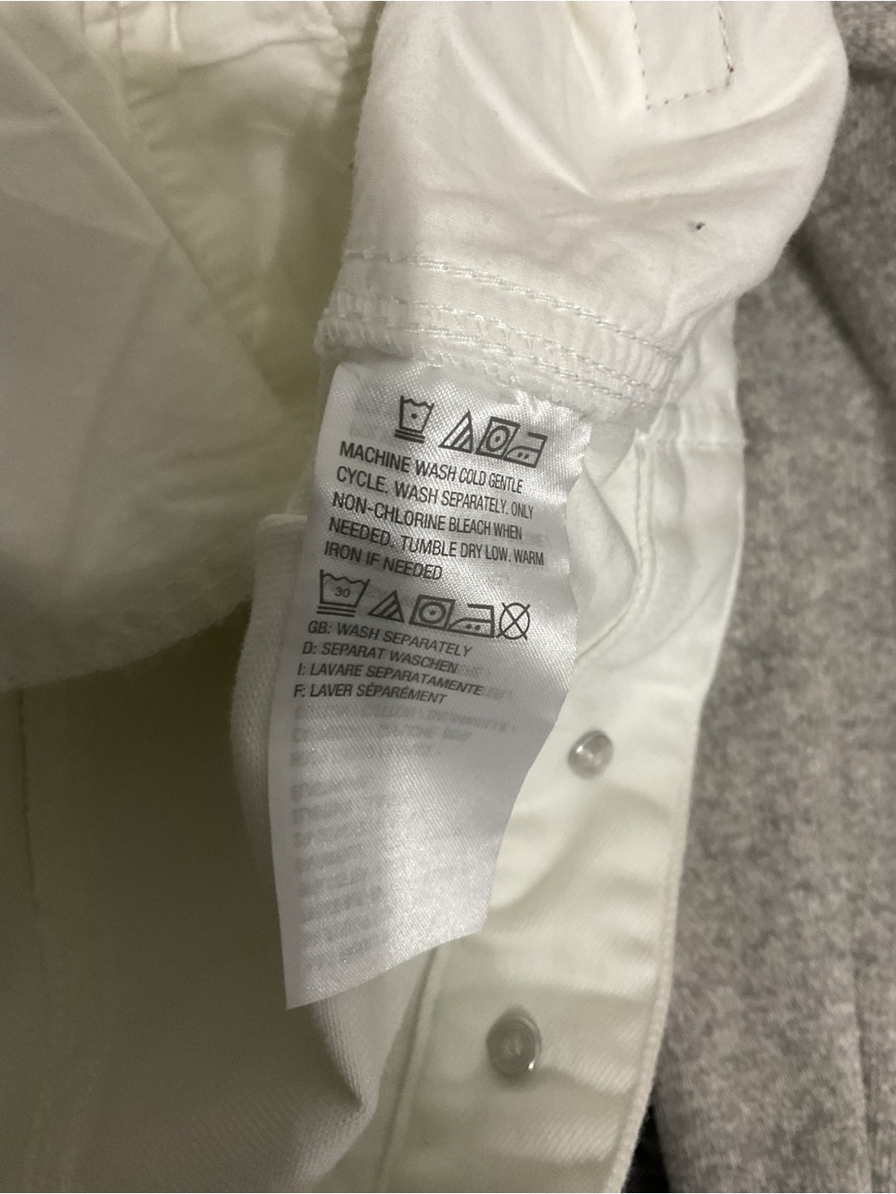 Peace Love World White & Gray Mixed-Media Zip Jacket - Picture 9 of 9